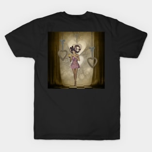 Wonderful fairy with fantasy bird T-Shirt